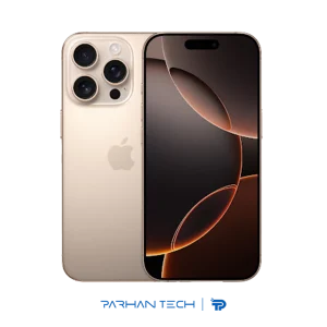خرید گوشی موبایل iPhone 16 PRO -کارکرده دو سیم کارت ظرفیت 256 گیگابایت رنگ صحرایی