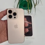 گوشی موبایل iPhone 16 PRO کارکرده رنگ Desert Titanium دو سیم کارت ظرفیت 256 گیگابایت