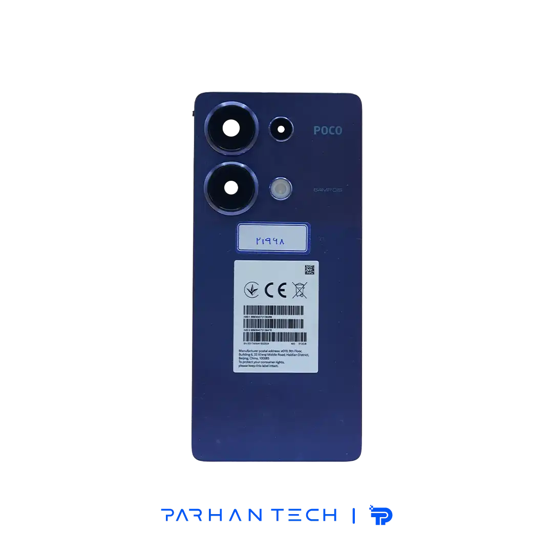 درب پشت گوشی شیائومی اصلی Poco M6 Pro درب پشت گوشی شیائومی اصلی Poco M6 Pro