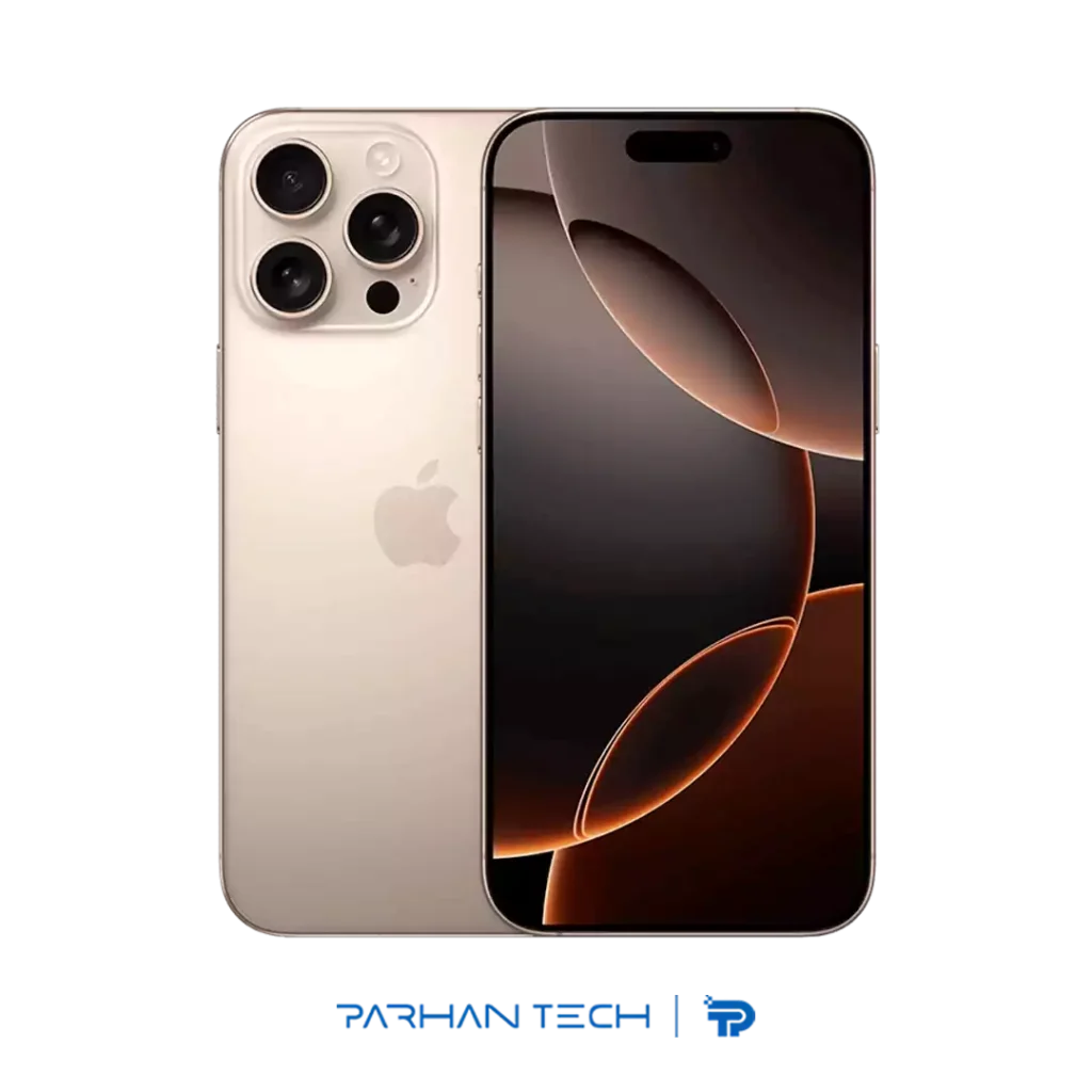 خرید گوشی موبایل iPhone 16 PRO MAX -کارکرده دو سیم کارت ظرفیت 256 گیگابایت رنگ Desert Titanium